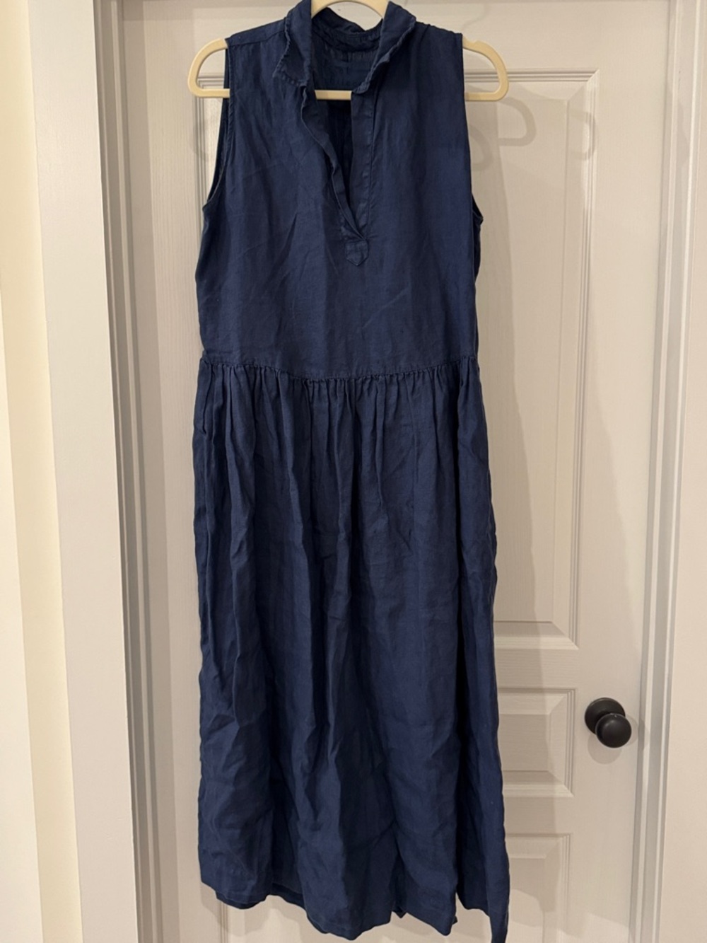 Frank & Eileen Navy Sleeveless Maxi Dress